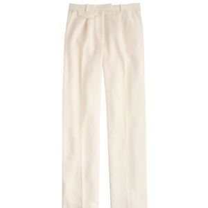 J Crew Wide-Leg Trouser in Snow - NWT